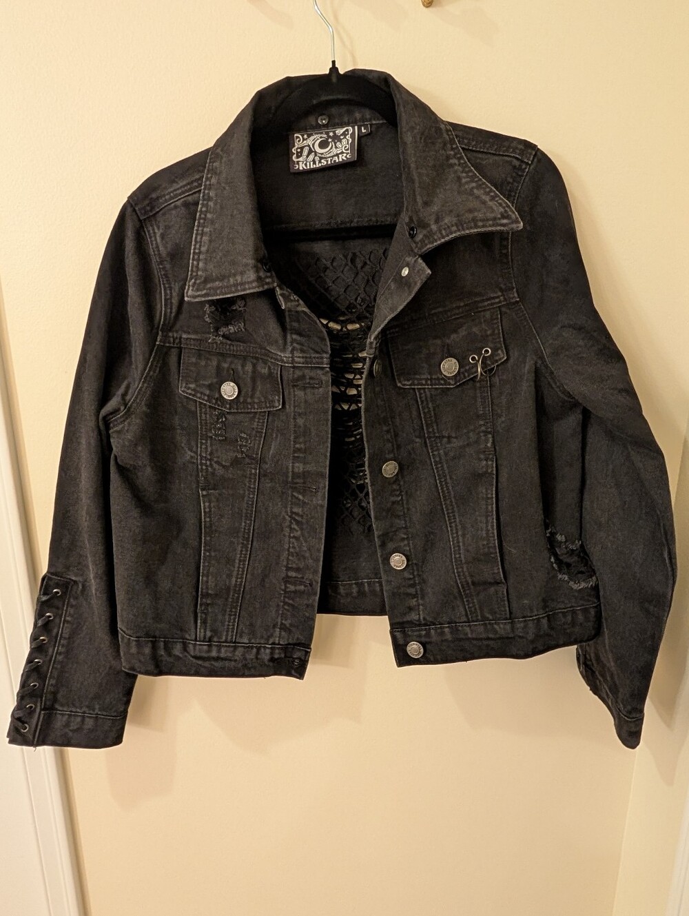 Killstar | Distressed Denim Jacket